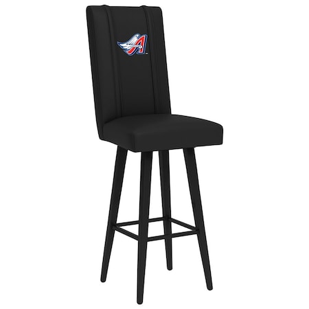 Swivel Bar Stool 2000 With California Angels Cooperstown Primary Logo